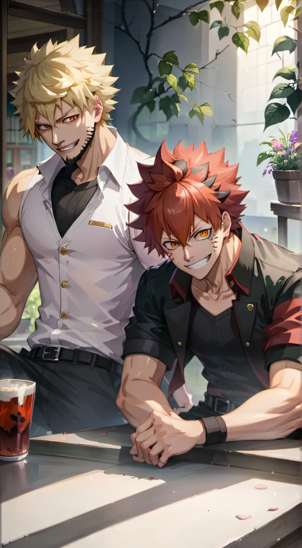 ai character: bakukiri x rommie background