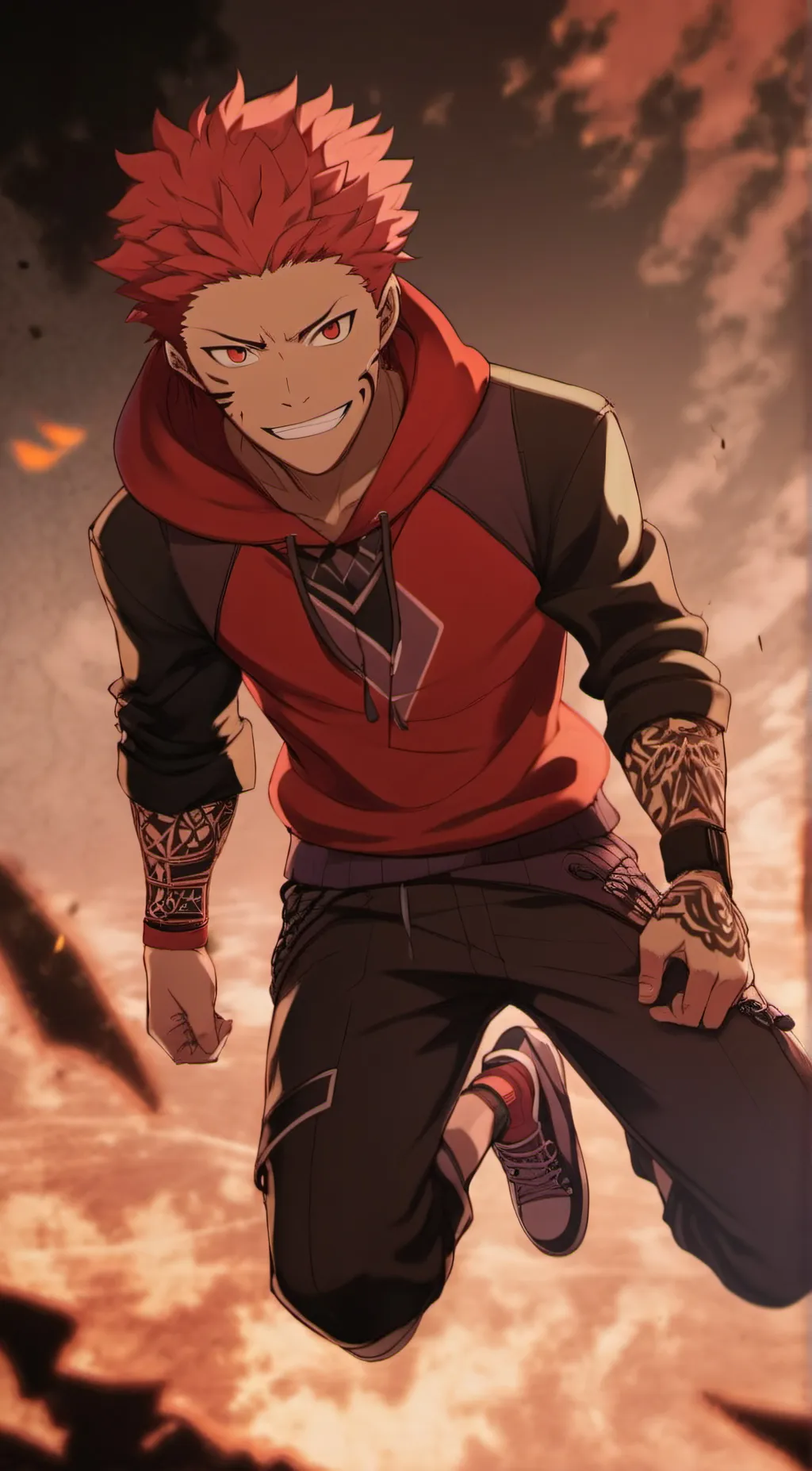 ai character: Sukuna background