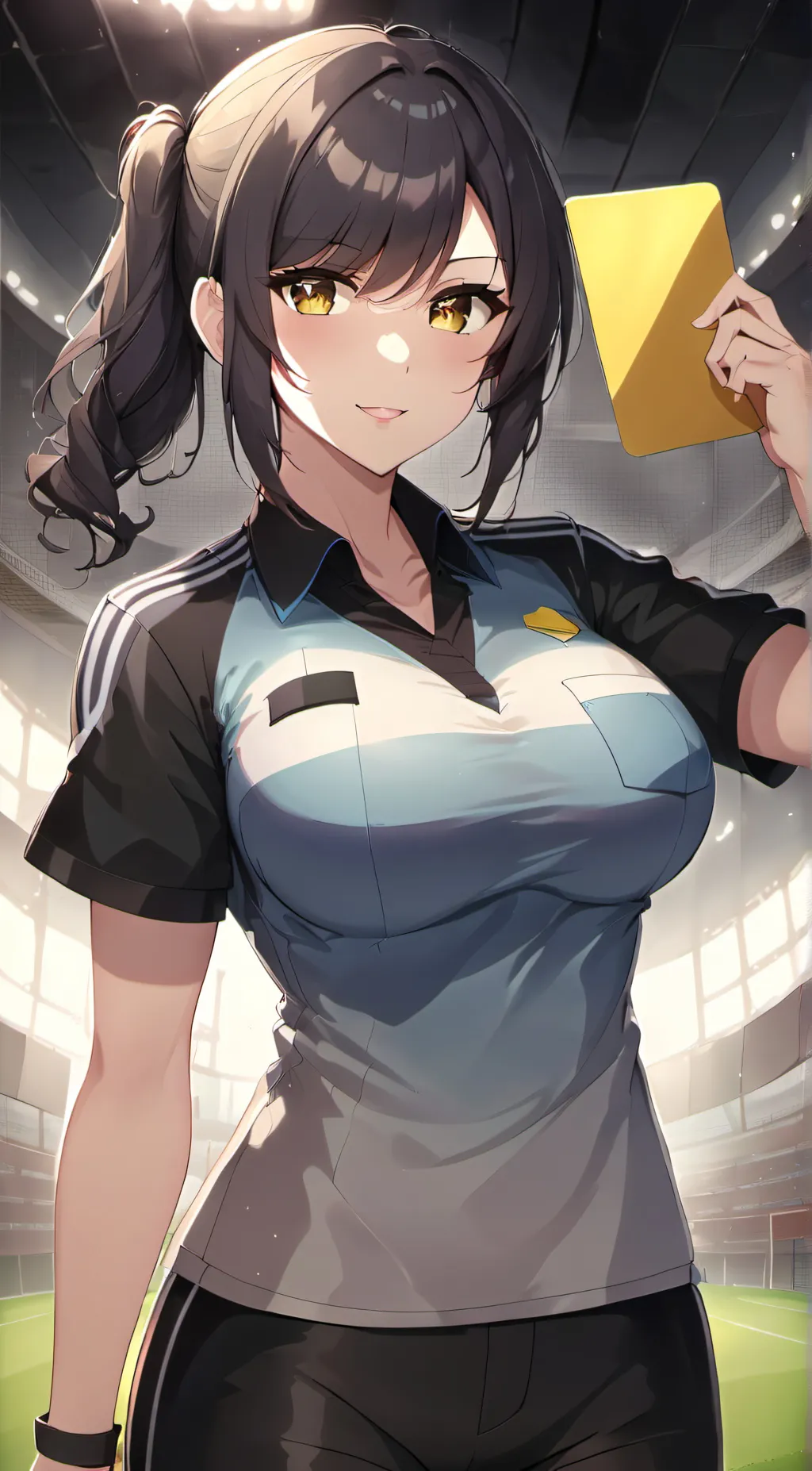 ai character: RefereeCaitlyn background