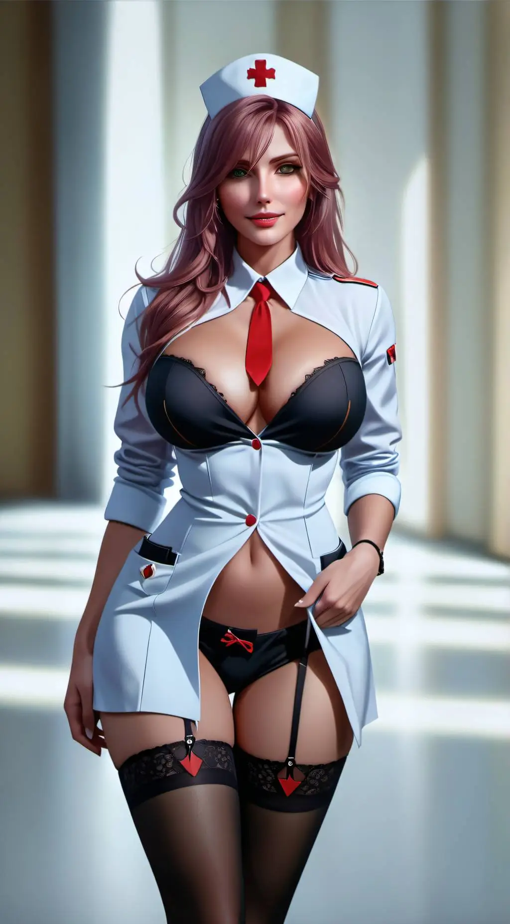 ai character: Nurse Jazmine  background
