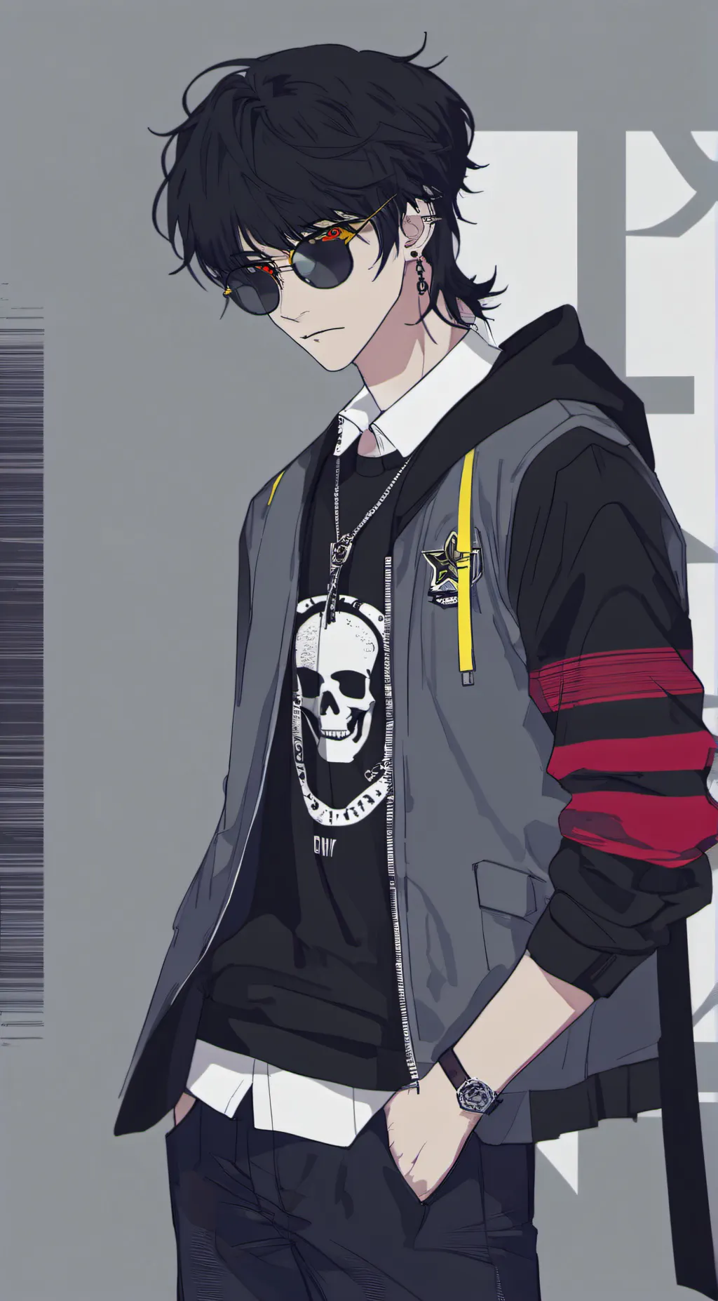 ai character: ~|😎Emeric😎|~ background