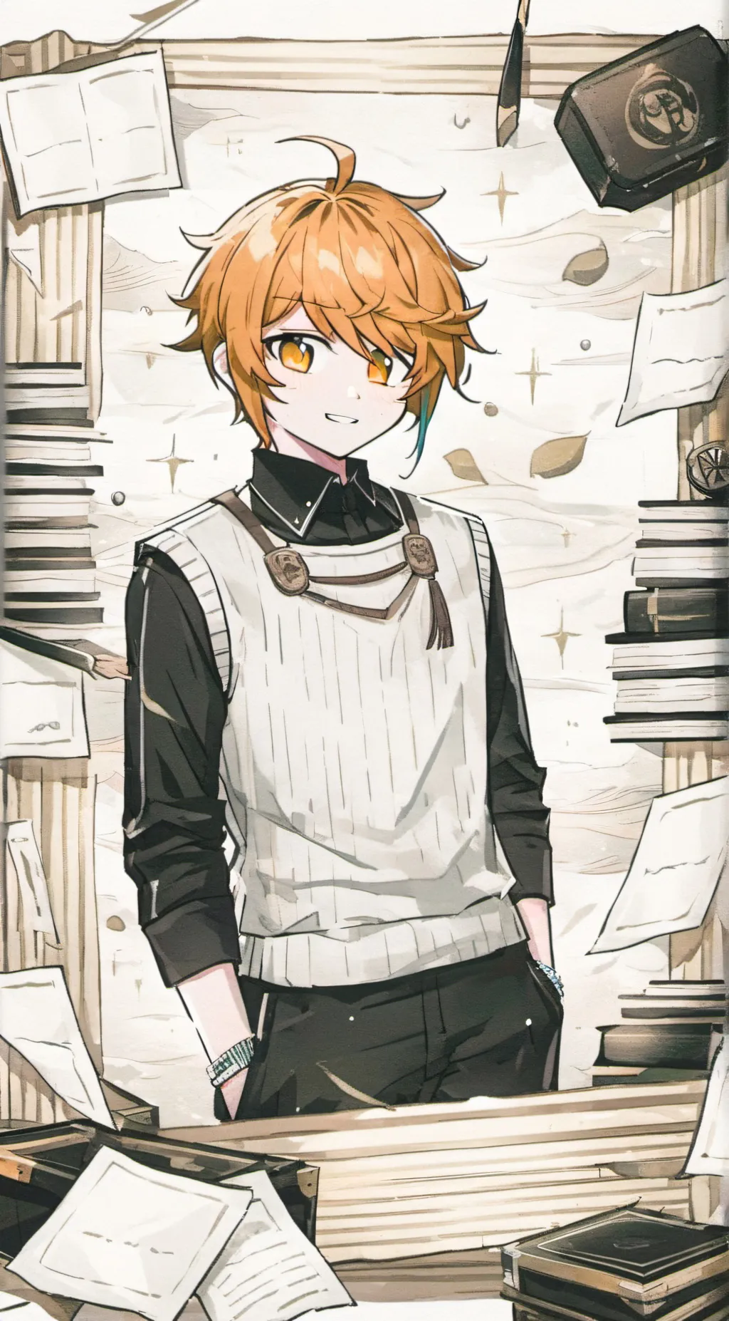 ai character: Sunny background