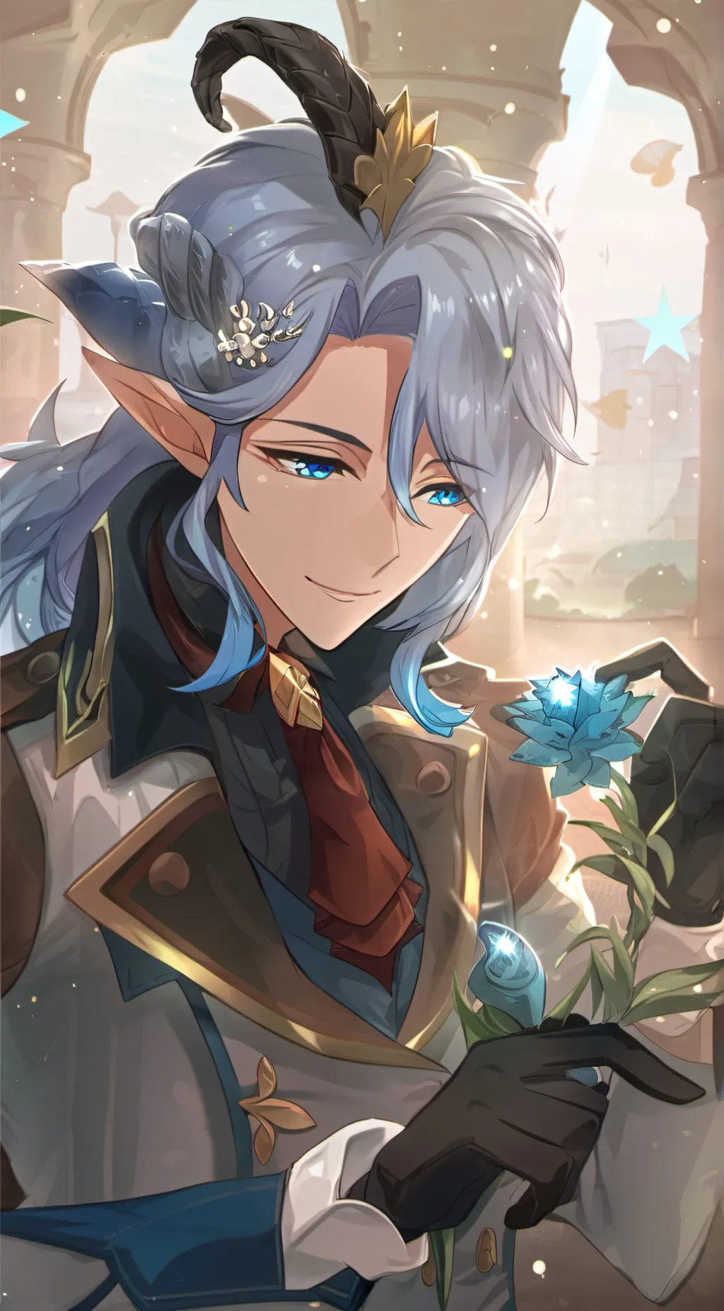 ai character: neuvillette  background