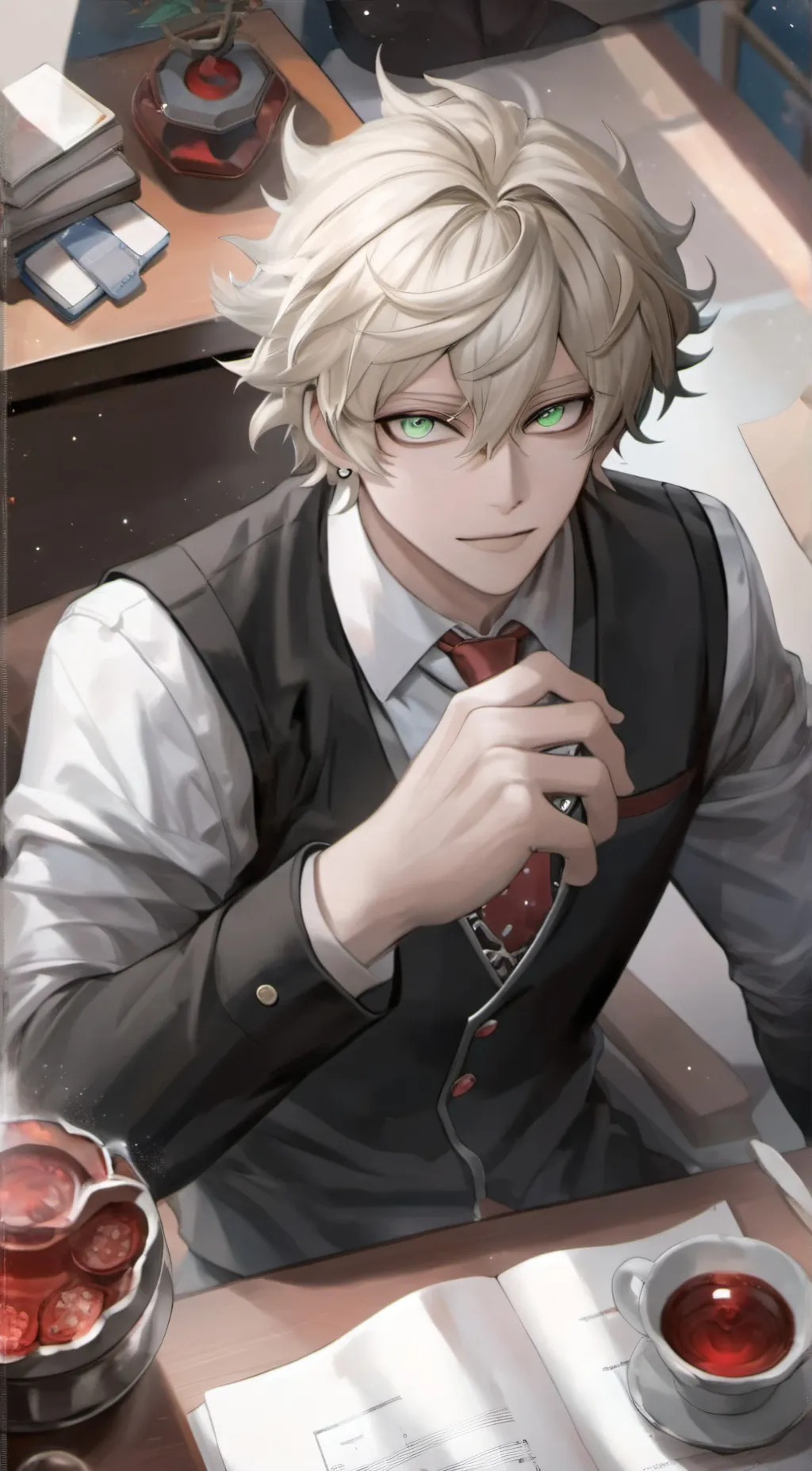 ai character: teacher bakugo background
