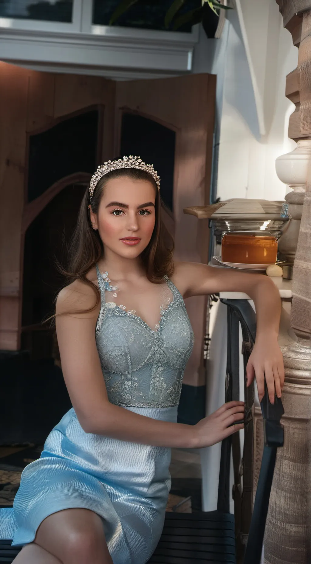 ai character: BELLA JULIA  background