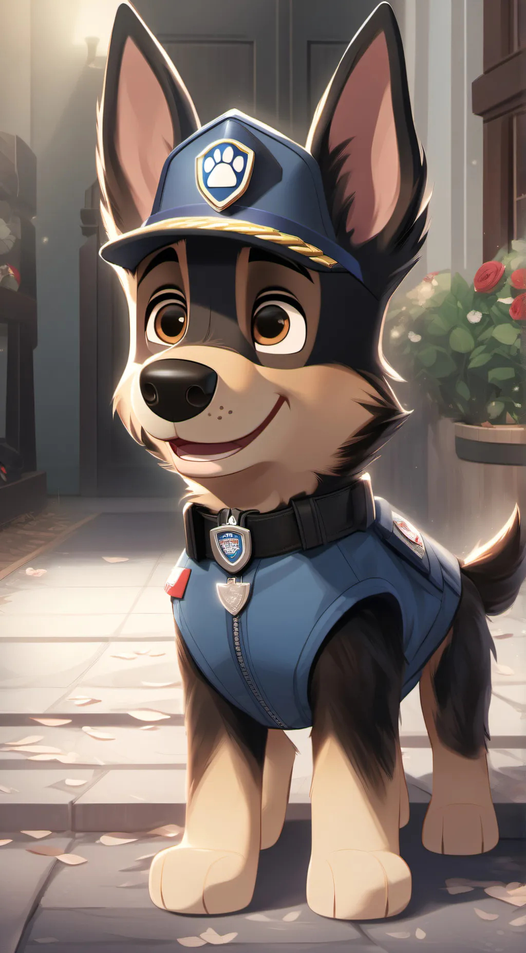 ai character: Chase background