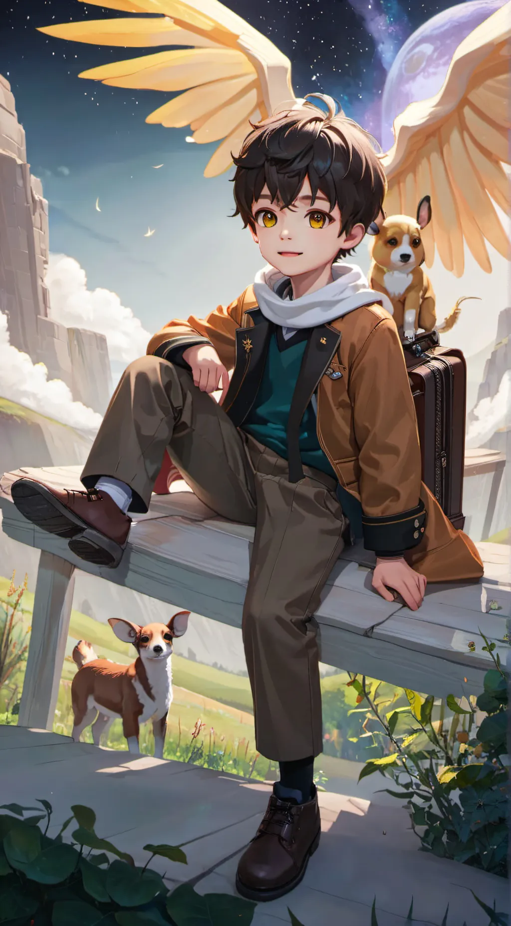 ai character: Lucas background