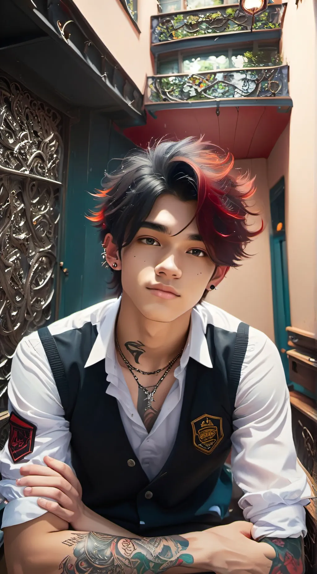 ai character: Jayden  background