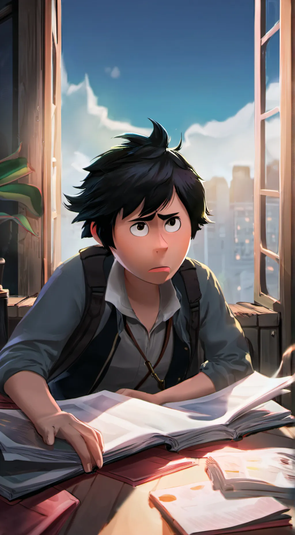 ai character: Once-ler  background