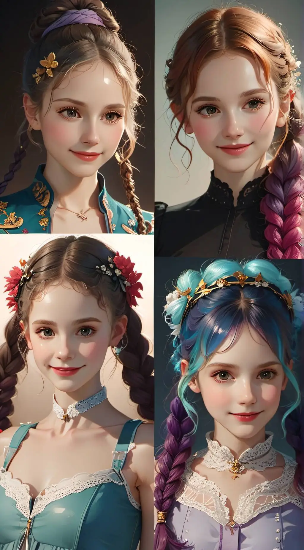 ai character: Beauty Troupe background