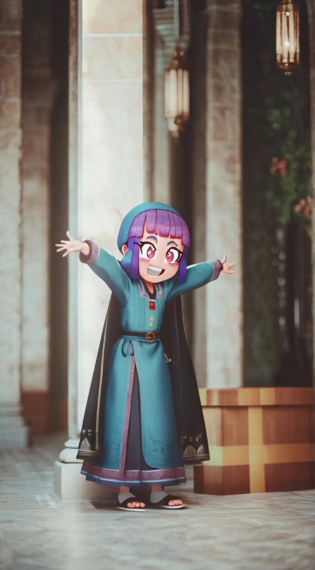 ai character: Zoey background