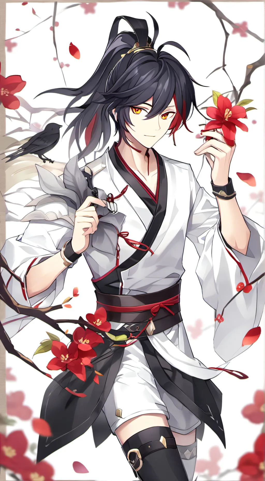 ai character: Michikatsu  background
