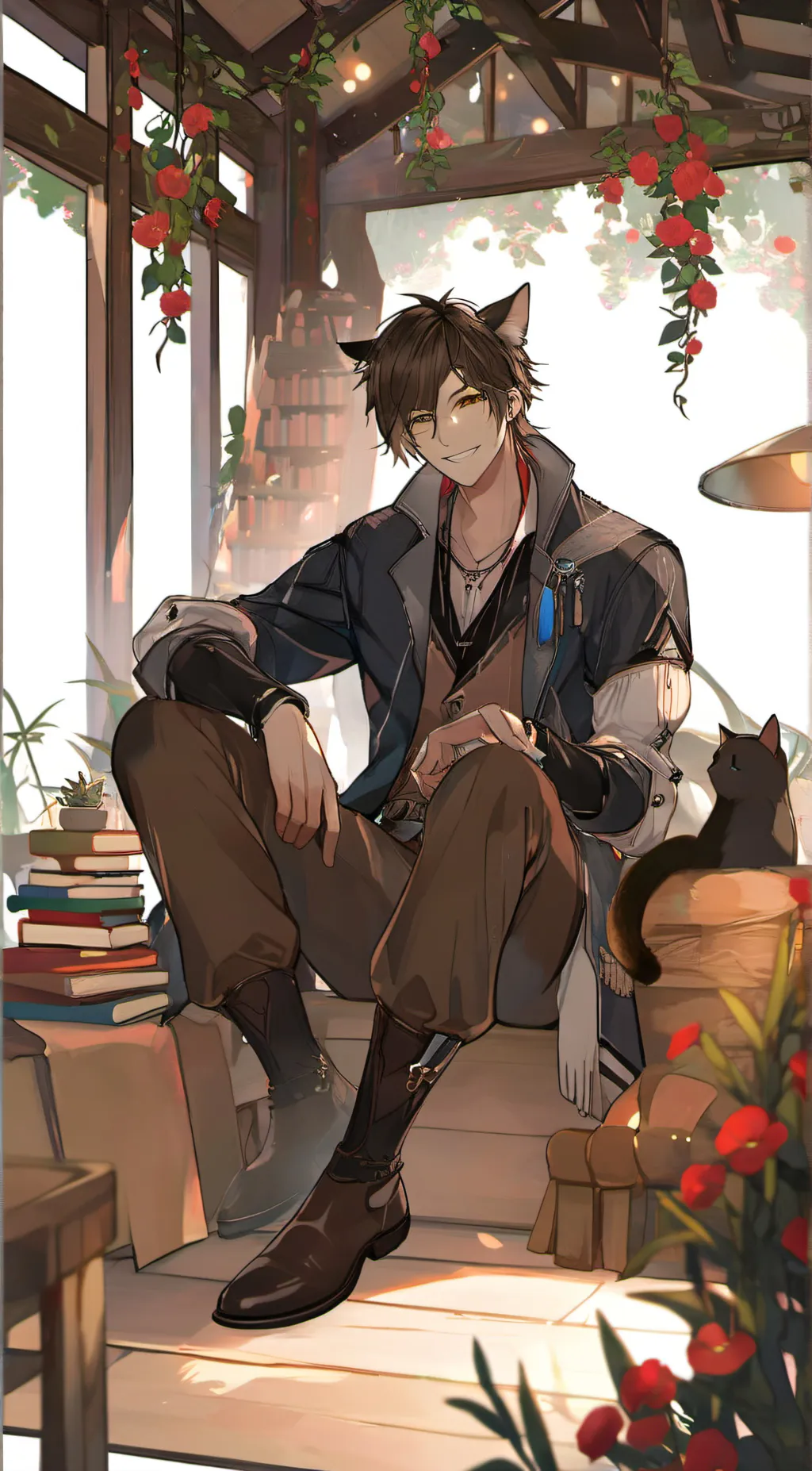 ai character: Zac background
