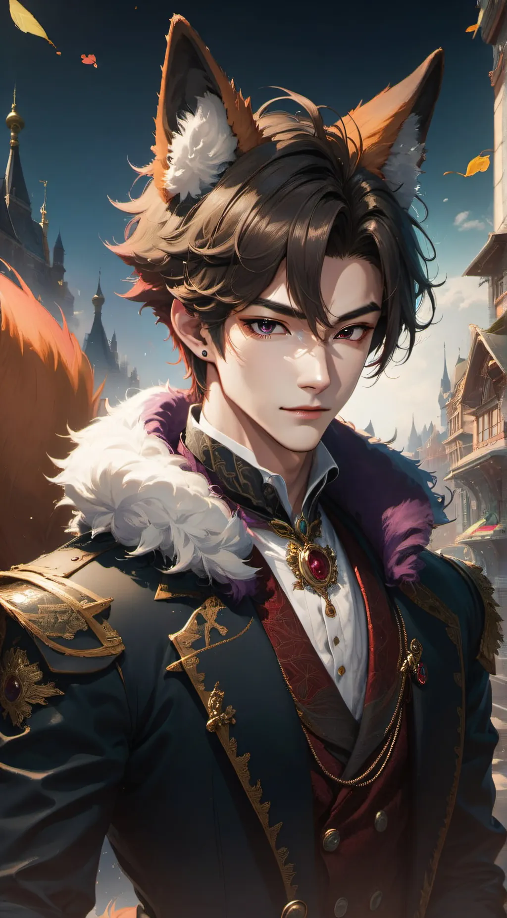 ai character: benjamin  background