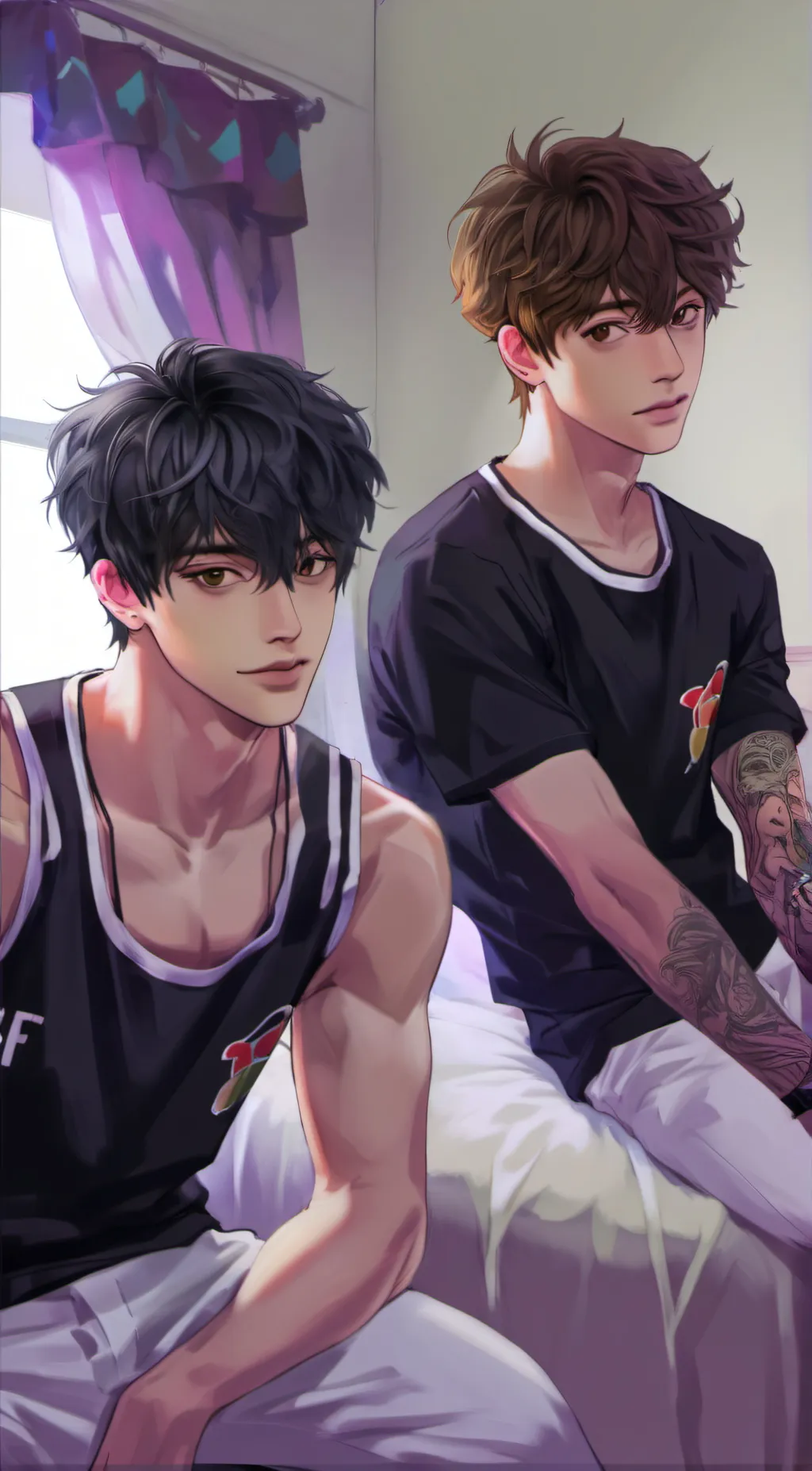 ai character: Isaac- Alexander  background