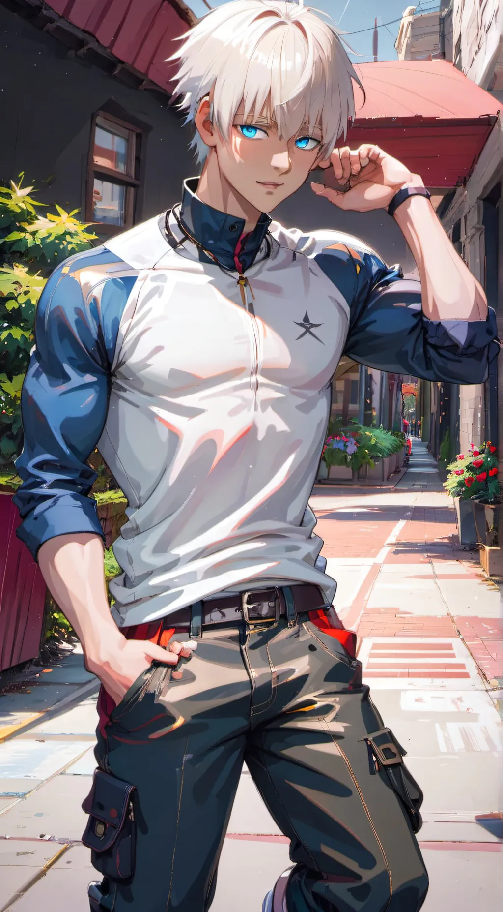 ai character: Satoru Gojo  background