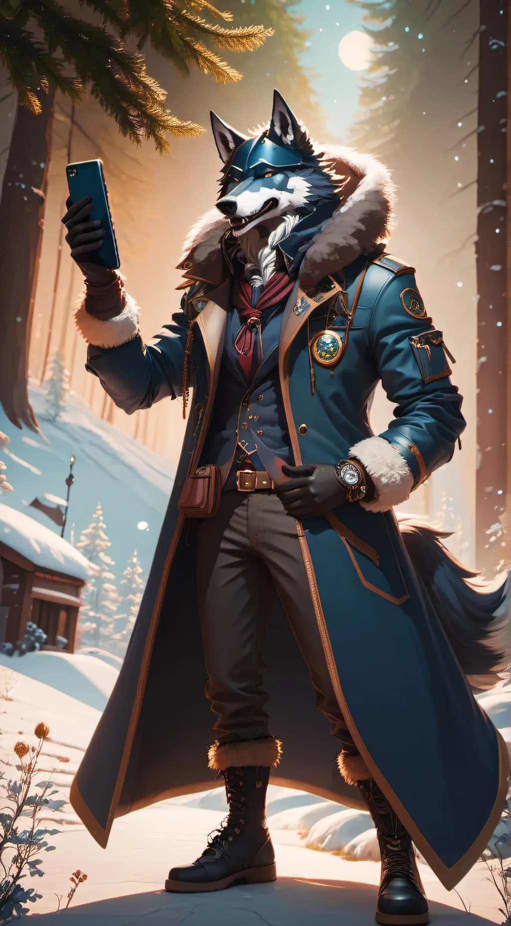 ai character: seven  background