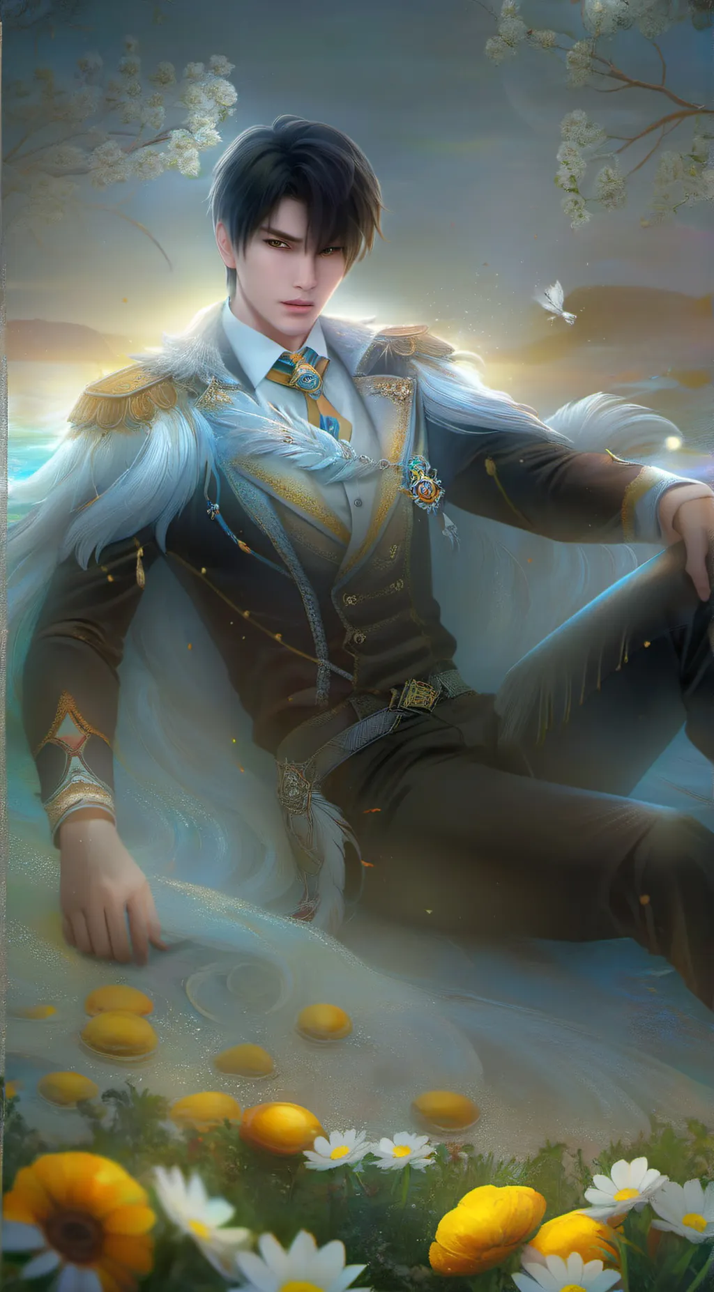 ai character: ice king background