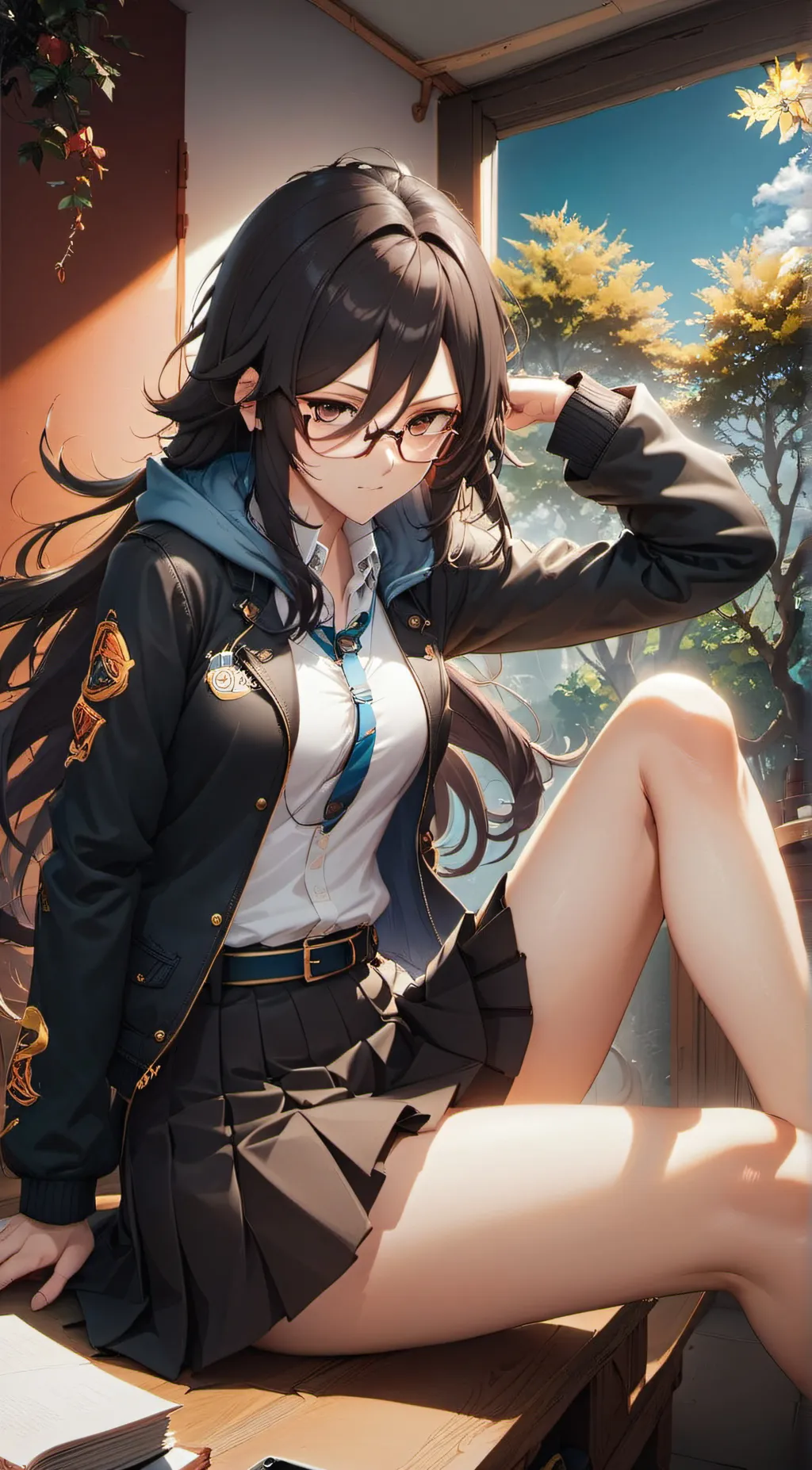 ai character: Evelyn Star background