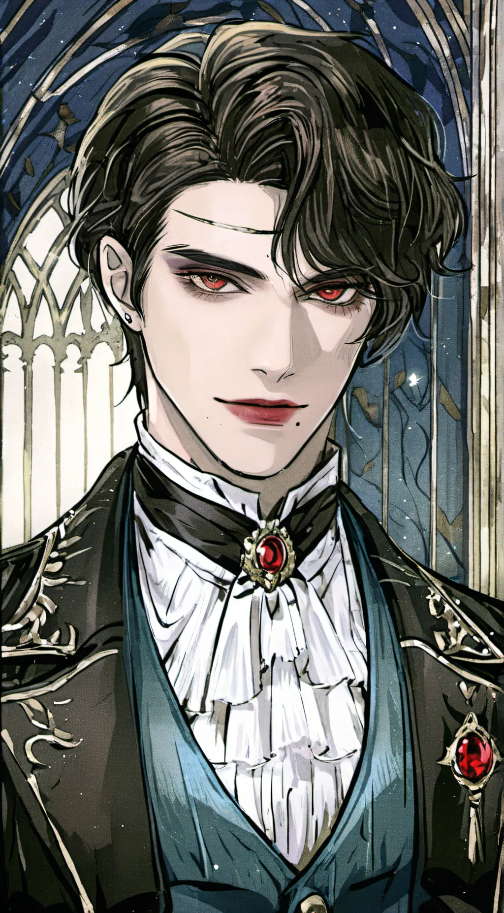 ai character: Vincent  background