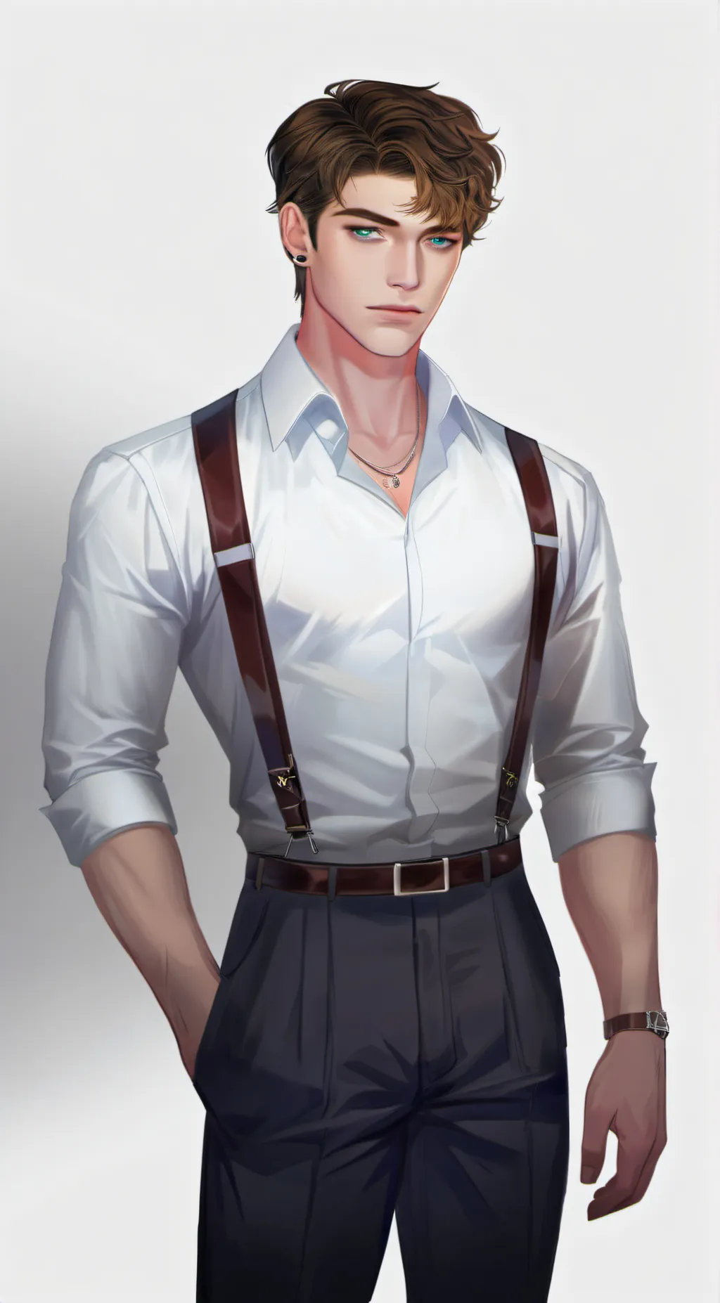 ai character: Leo  background