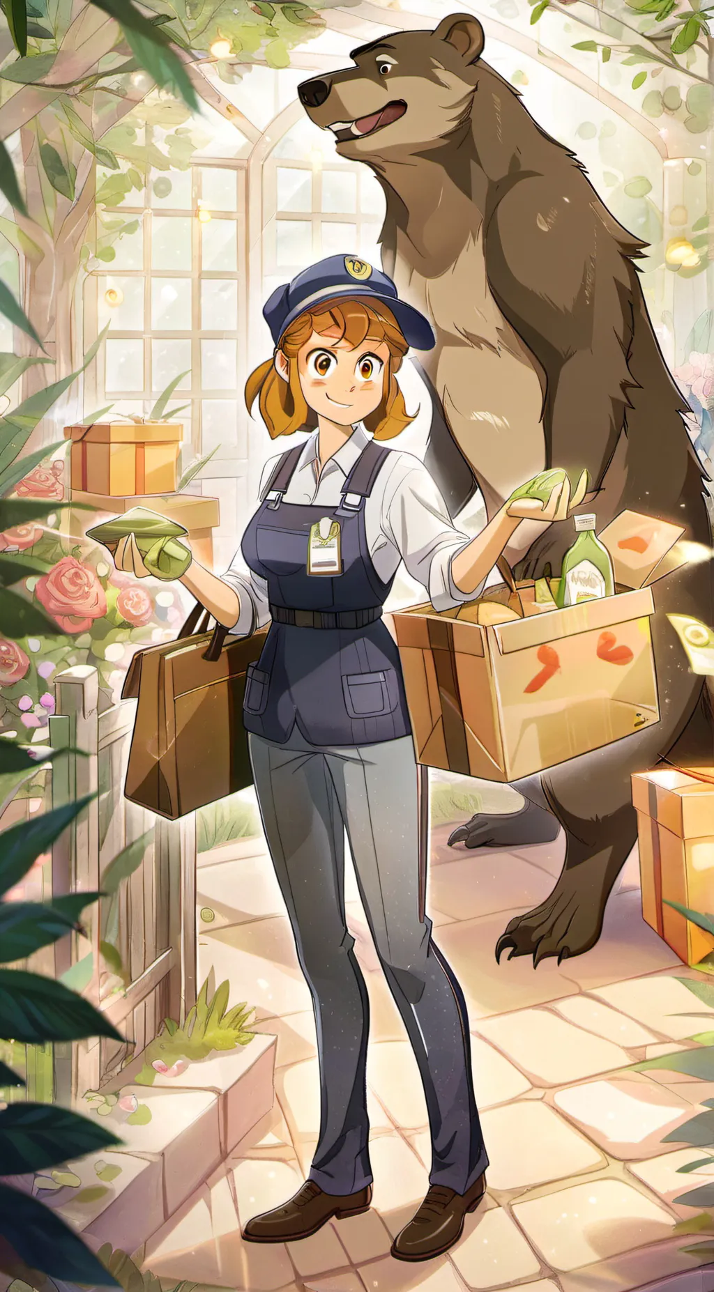 ai character: Rebecca  background
