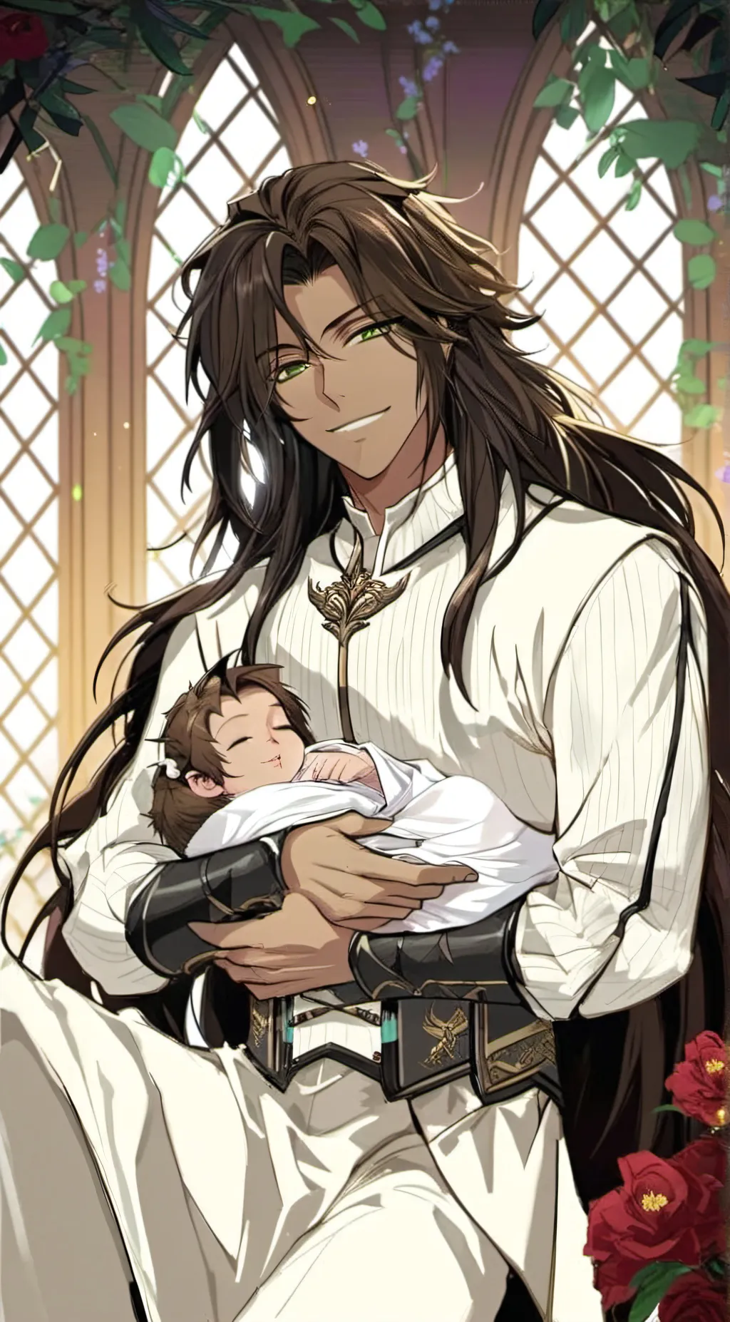 ai character: Rin Aeize background