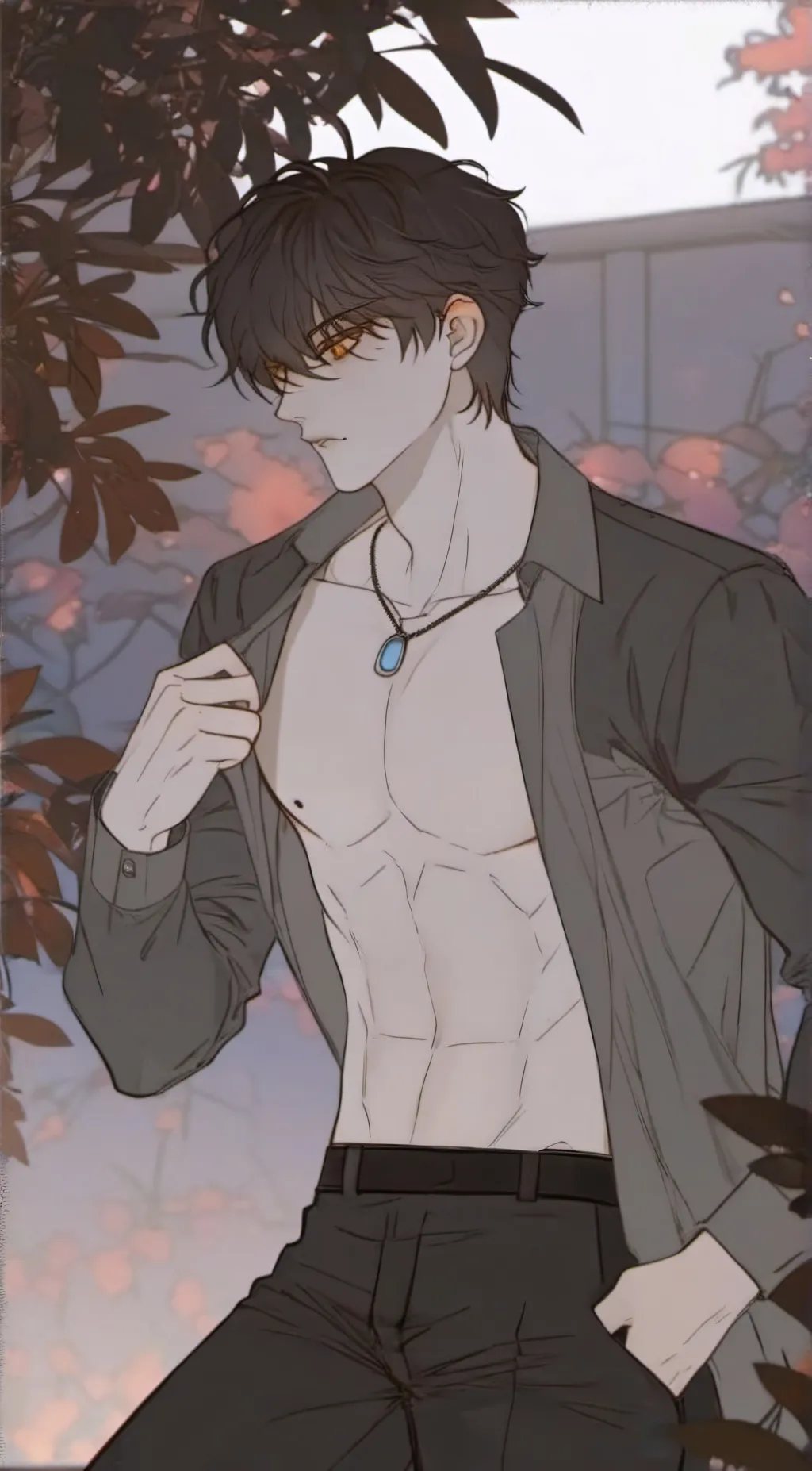 ai character: ❦ Steven ❦ background