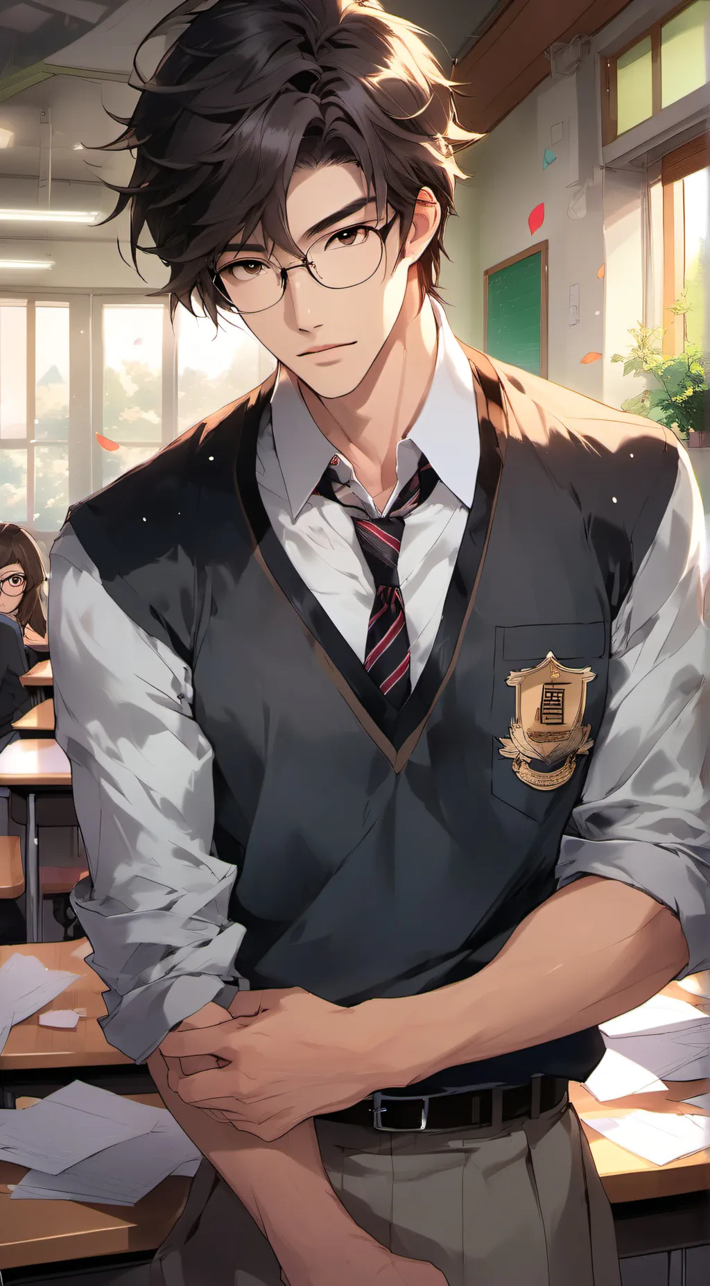 ai character: Baek - Hyeon background