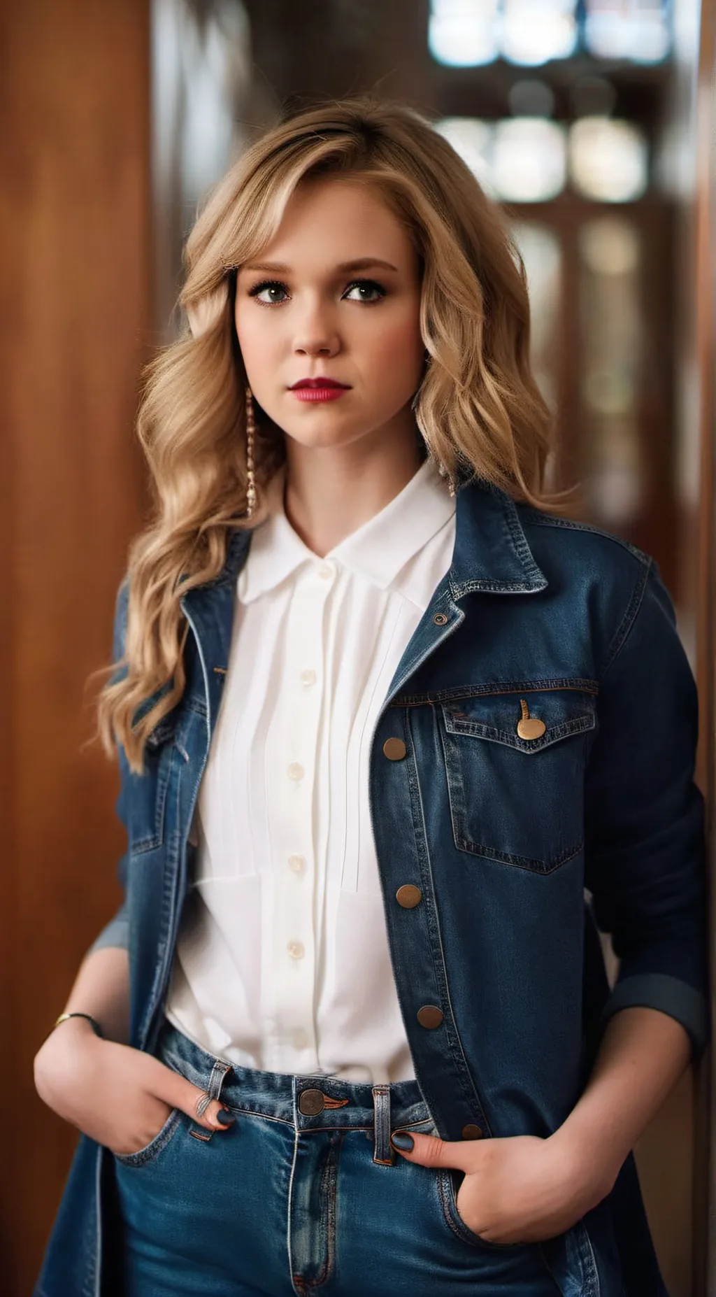 ai character: Courtney Whitmore  background