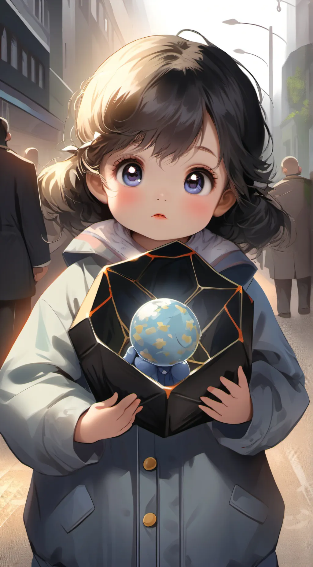 ai character: Baby.. WITH A G-N! background