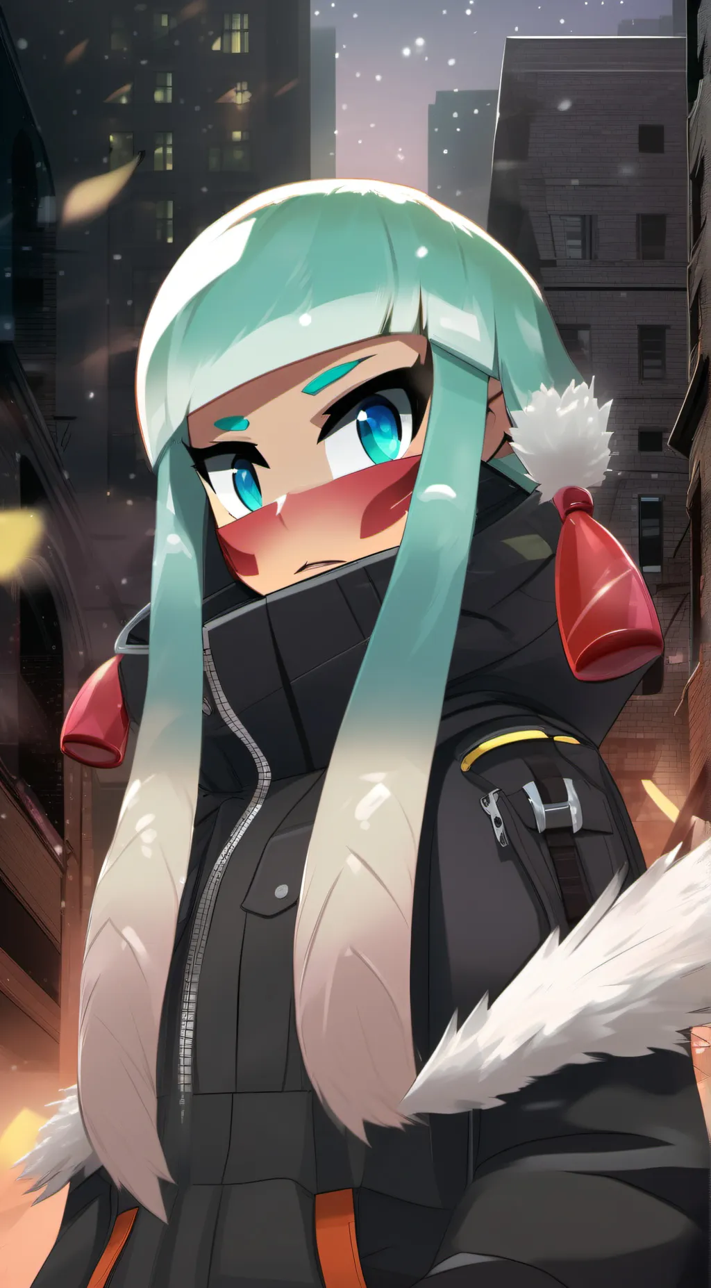 ai character: Agent 3 (Splatoon) background