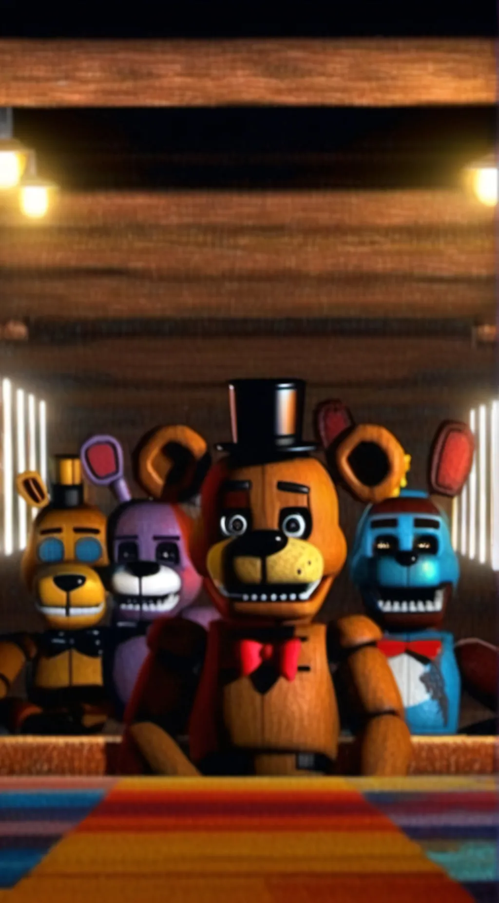 ai character: Fnaf 123456 background