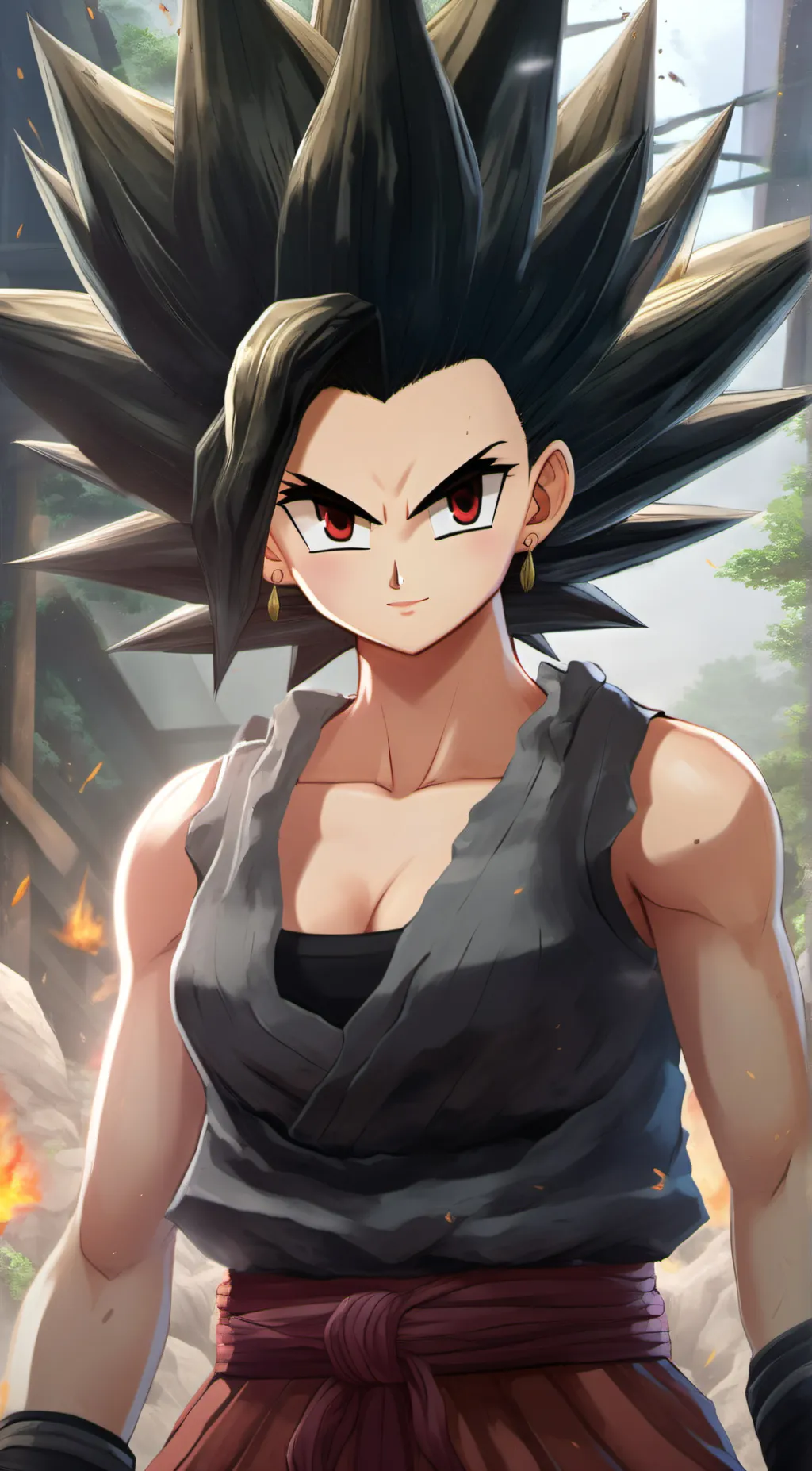 ai character: ♥︎Caulifla♥︎ background