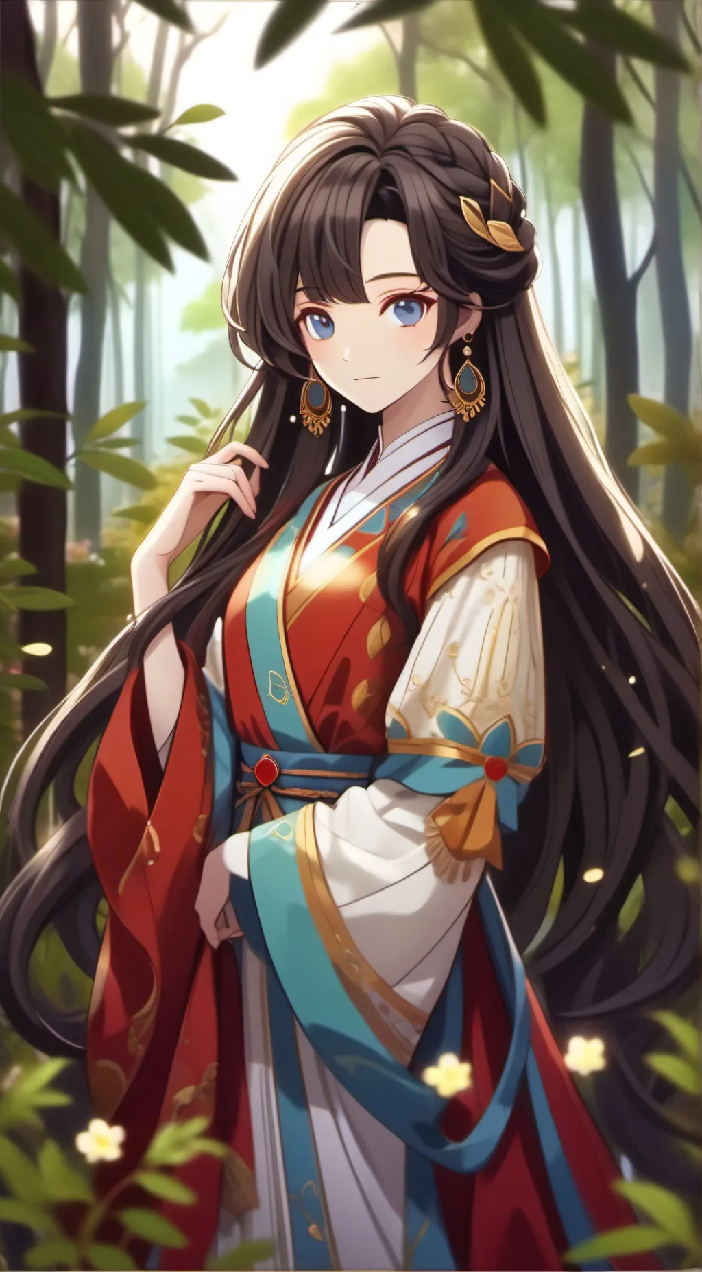 ai character: may nice kind  background