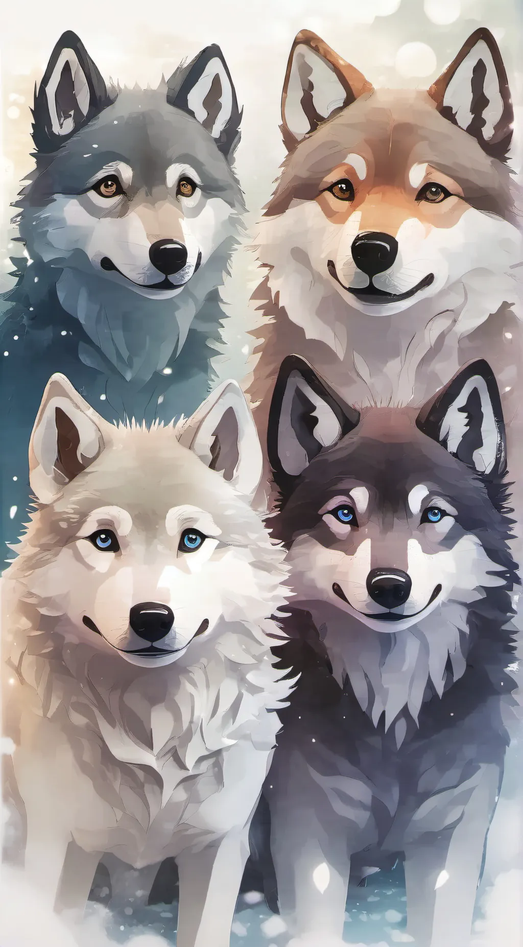 ai character: wolf/FNAF background