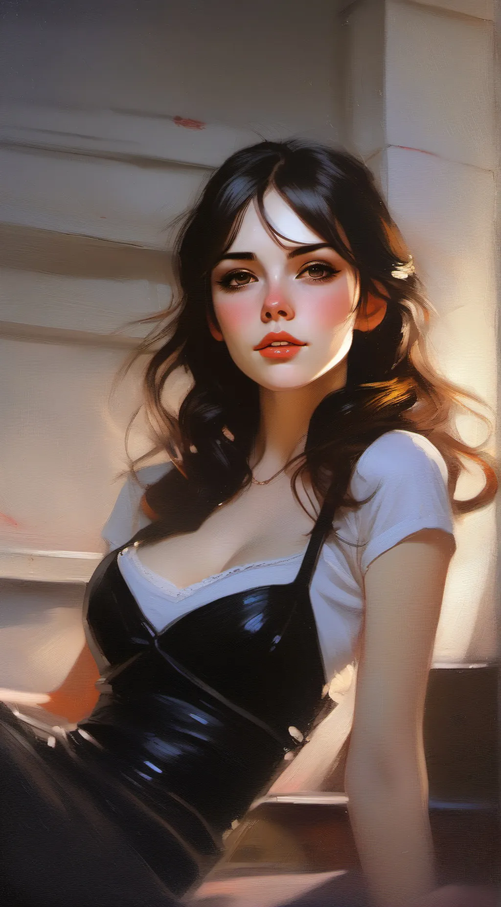 ai character: Ava  background