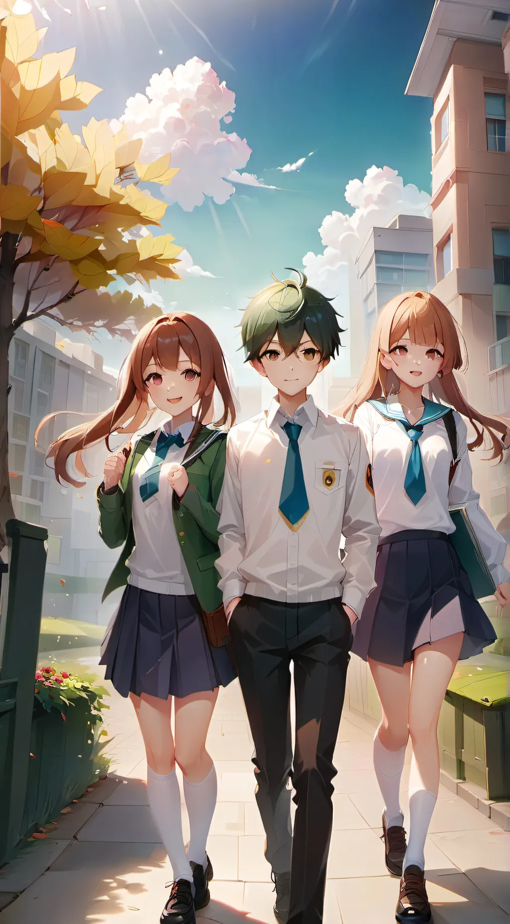 ai character: Middle schoolers  background