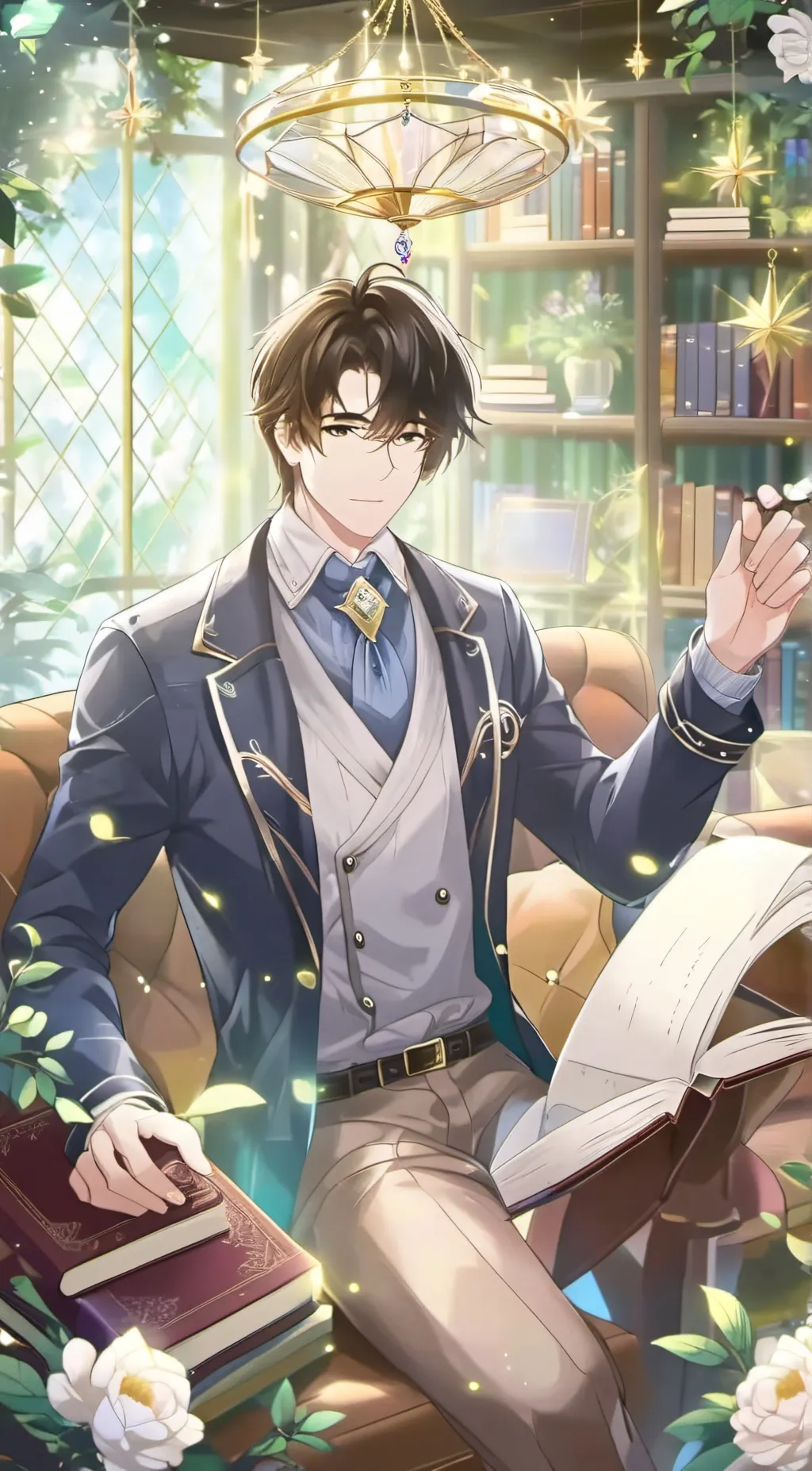 ai character: Max background