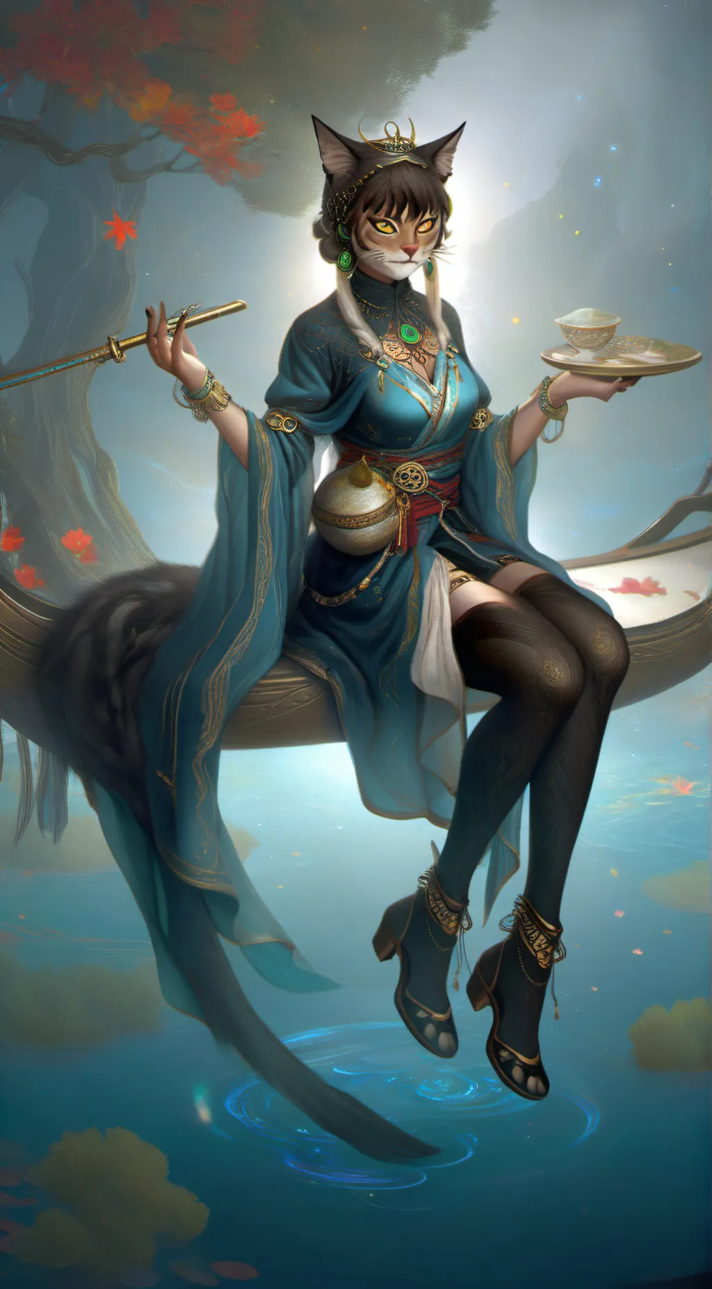 ai character: felicity  background