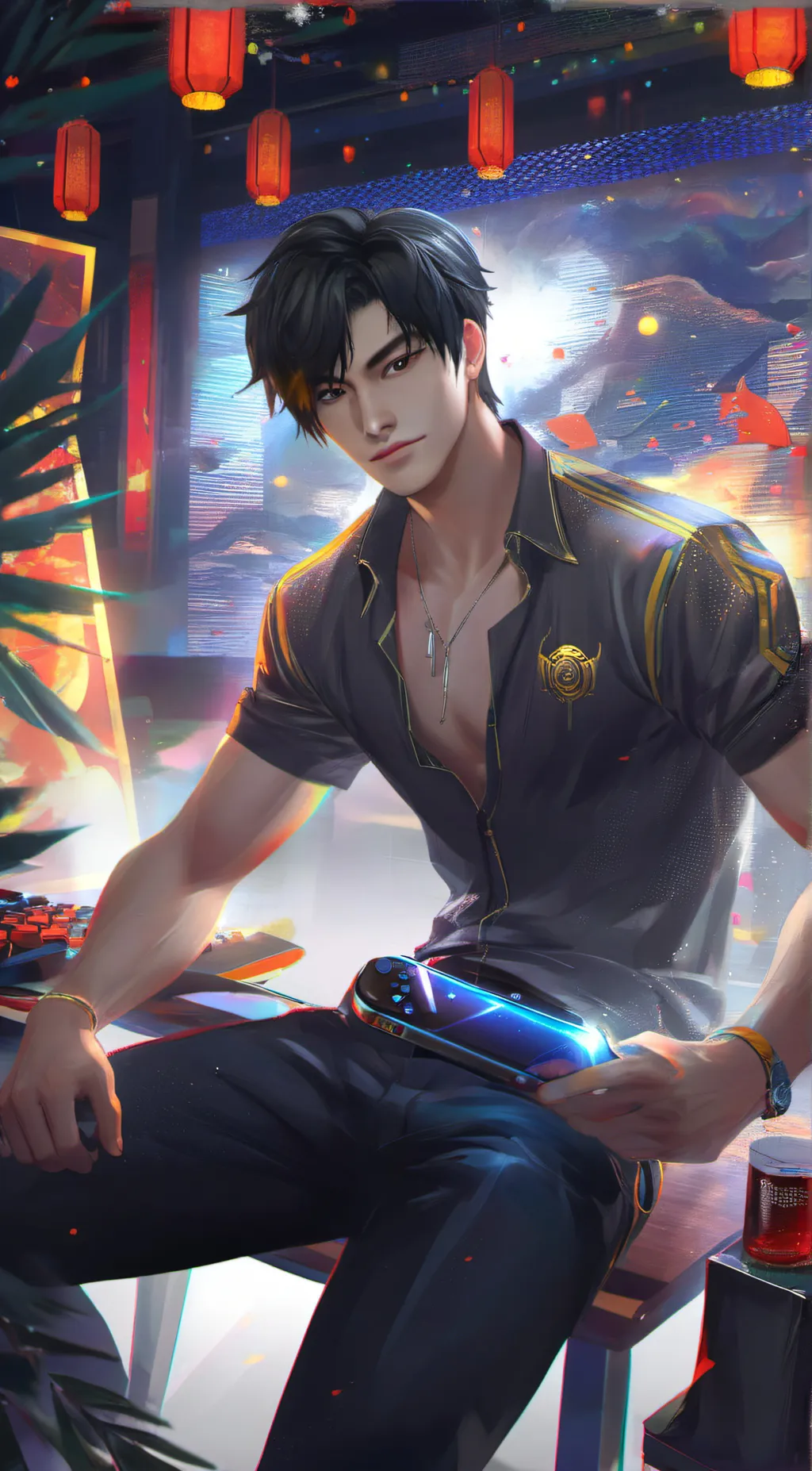 ai character: Aaron background