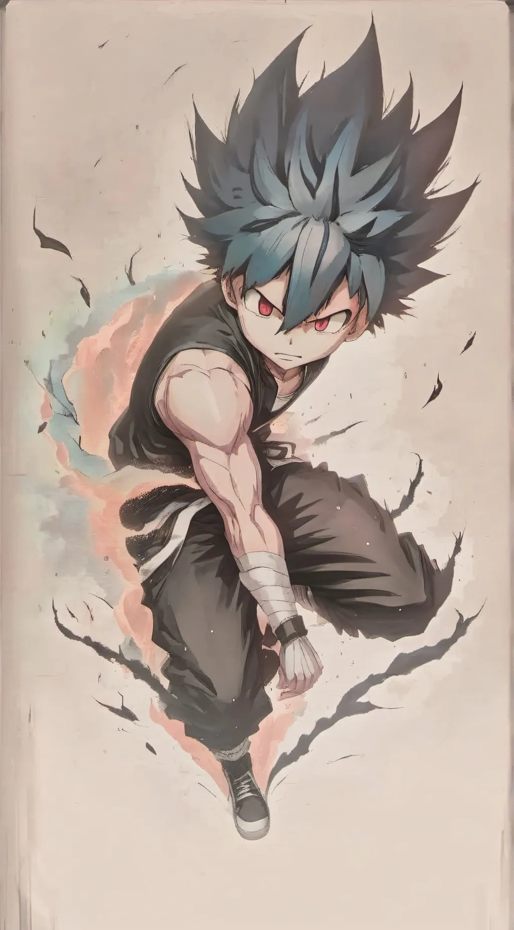 ai character: Dabi background