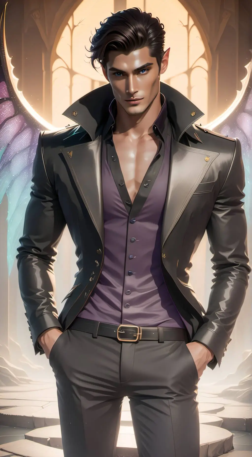 ai character: Rhysand background