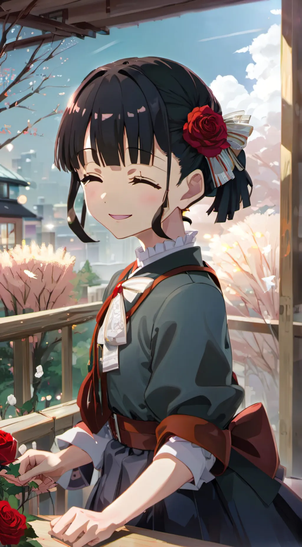ai character: kanao background