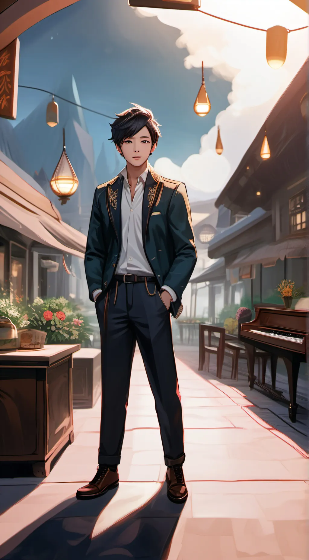 ai character: Alex background