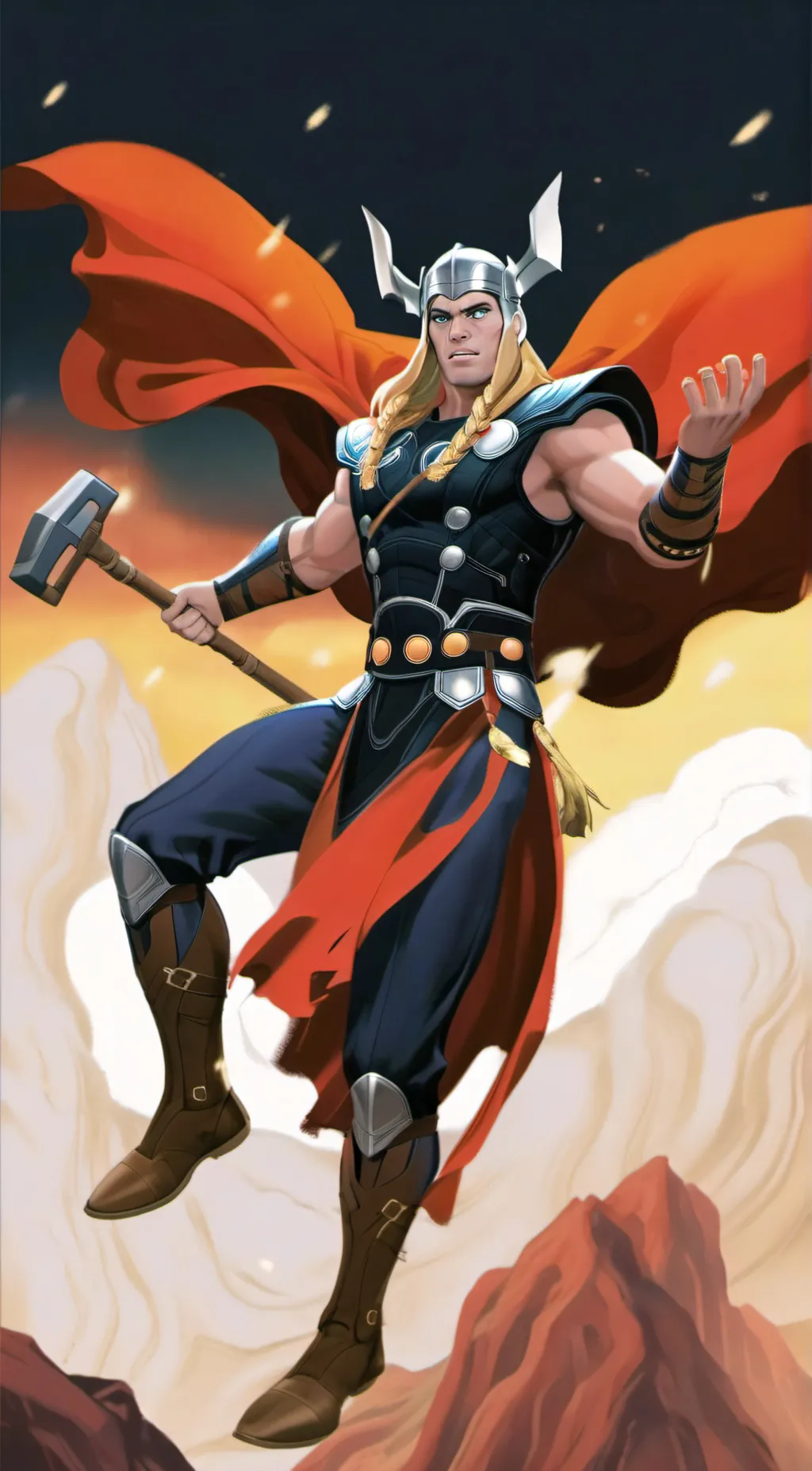 ai character: thor background