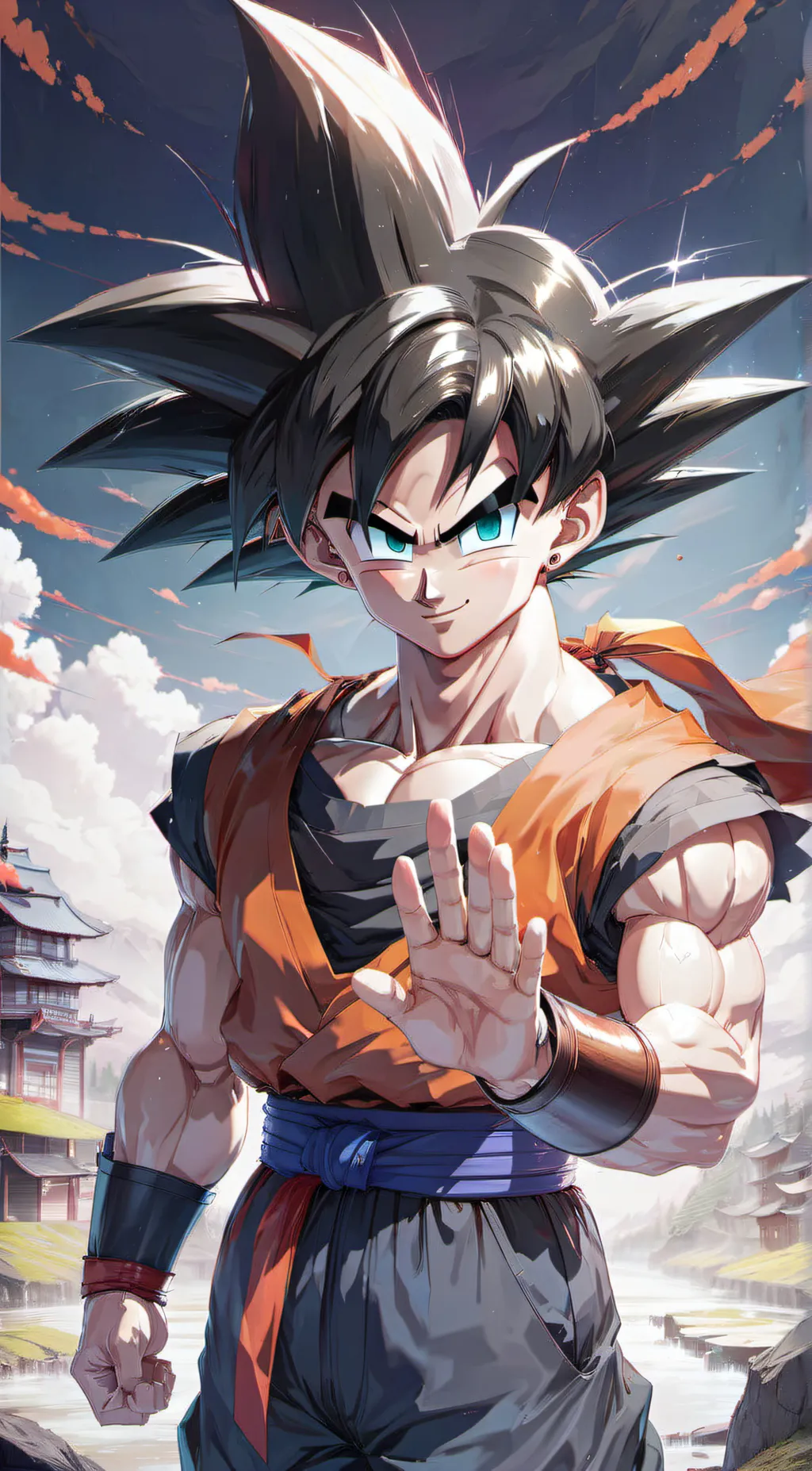 ai character: DBZ background