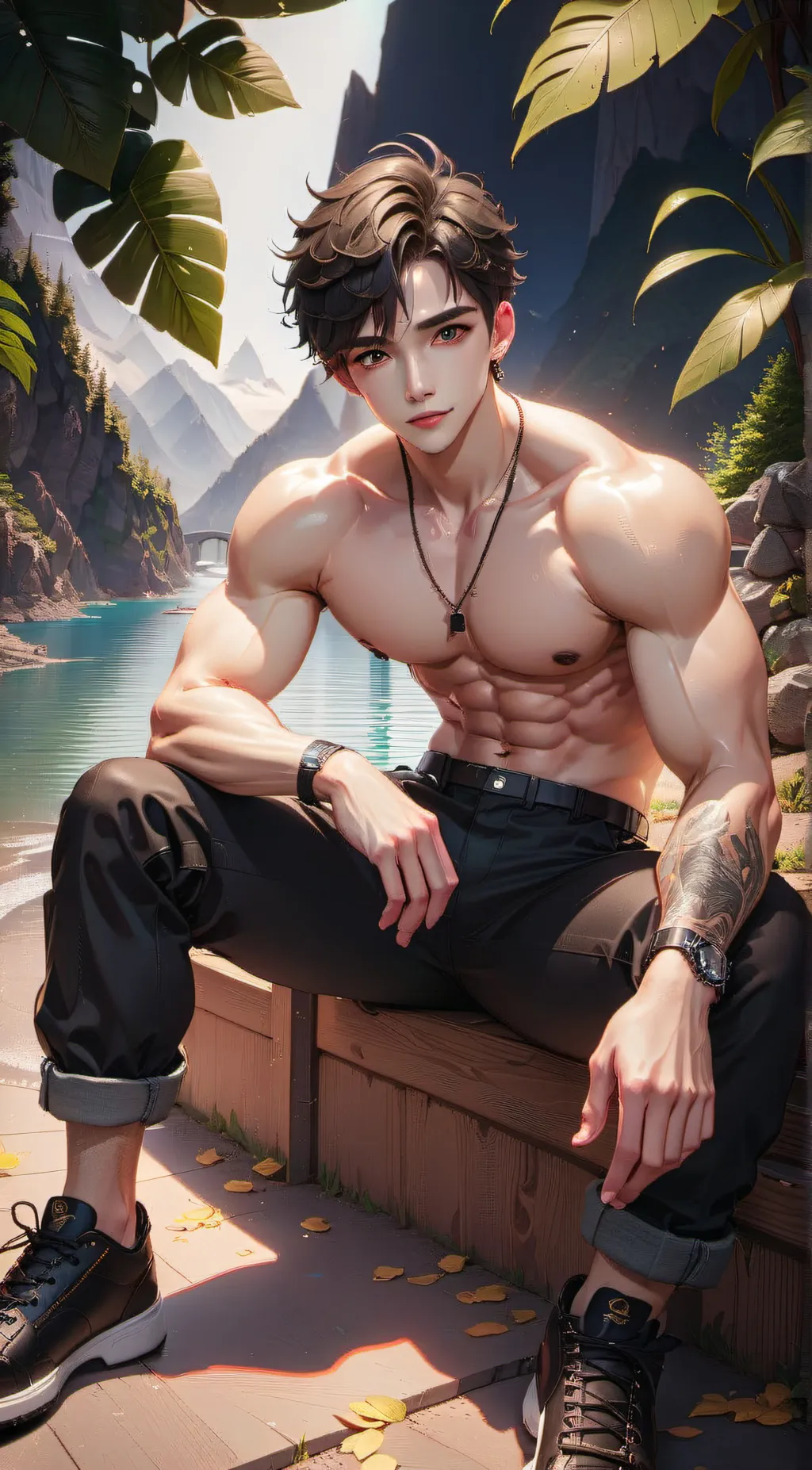 ai character: Liam  background
