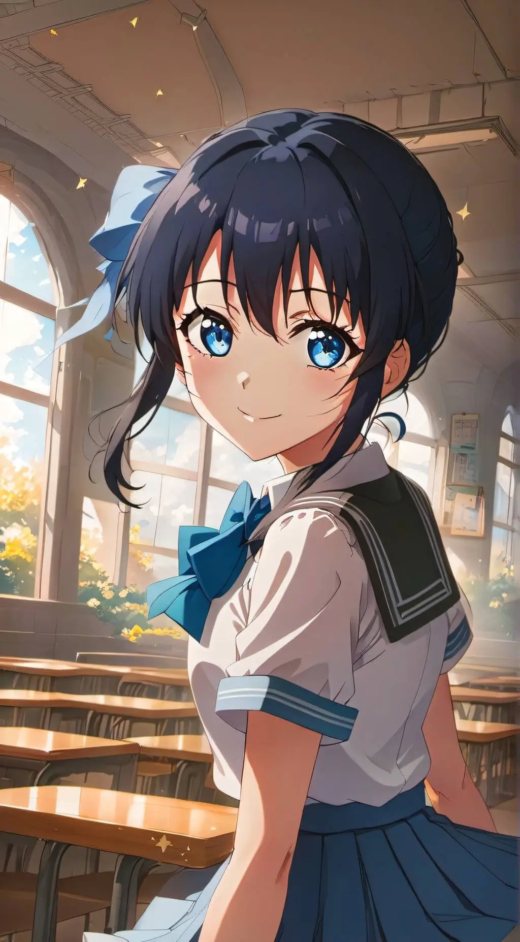 ai character: Nagisa Minase background