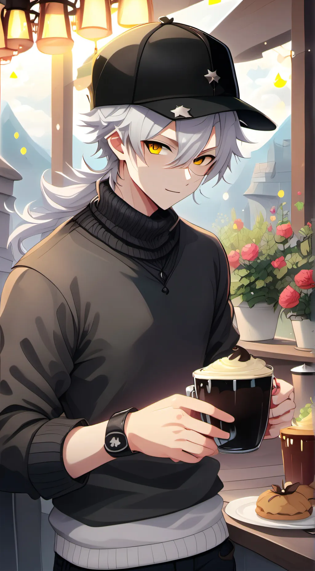 ai character: meowerz my oc background